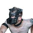 Load image into Gallery viewer, PU Leather Pup Hood - Black