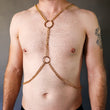 Load image into Gallery viewer, Gold Chain Crossbody Harness