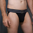 Load image into Gallery viewer, DSU SIGNATURE Black Jockstrap
