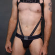 Load image into Gallery viewer, DSU ARES Body Harness with C-Ring - Grey