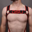 Load image into Gallery viewer, DSU ARES Body Harness with C-Ring - Red