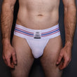 Load image into Gallery viewer, DSU Classic White Jockstrap