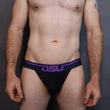 Load image into Gallery viewer, DSU CHROMATIC Black Jockstrap