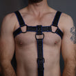 Load image into Gallery viewer, Classic Bulldog Harness Vegan Leather - Blue