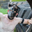 Load image into Gallery viewer, PU Leather Pup Hood - Black