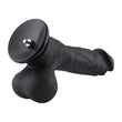 Load image into Gallery viewer, Hismith - 12.4" Silicone Black Super Size Dildo (KlicLok)