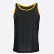 Load image into Gallery viewer, Black Mens Mesh Gym Singlet
