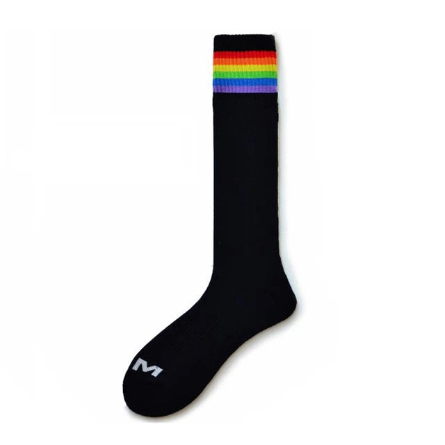 Classic Sock - Black - Rainbow