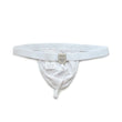 Load image into Gallery viewer, DM White Buckle Mens Thong/ G-string
