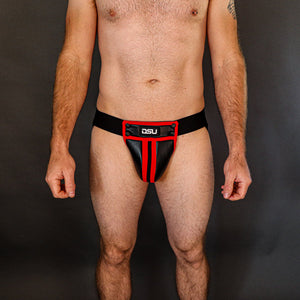 BOLD Harness & Jock Bundle - Red + FREE Socks