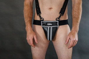 DSU SHIELD Grey Mens Jockstrap