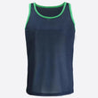 Load image into Gallery viewer, Navy Mens Mesh Gym Singlet
