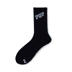 Crew Sock - Black Pup