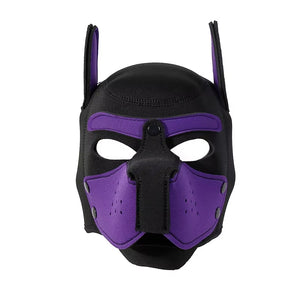 Soft Skin Neoprene Pup Hood - Purple