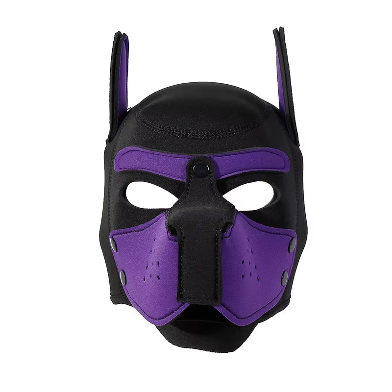 Soft Skin Neoprene Pup Hood - Purple