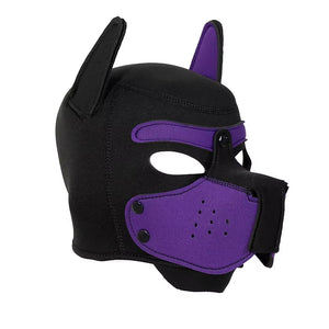 Soft Skin Neoprene Pup Hood - Purple