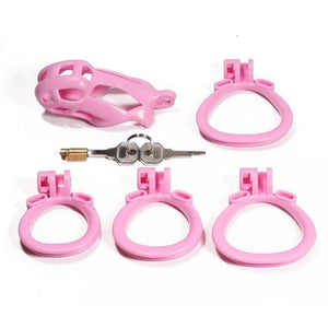 DSU Locked Pink Chastity Kit Small