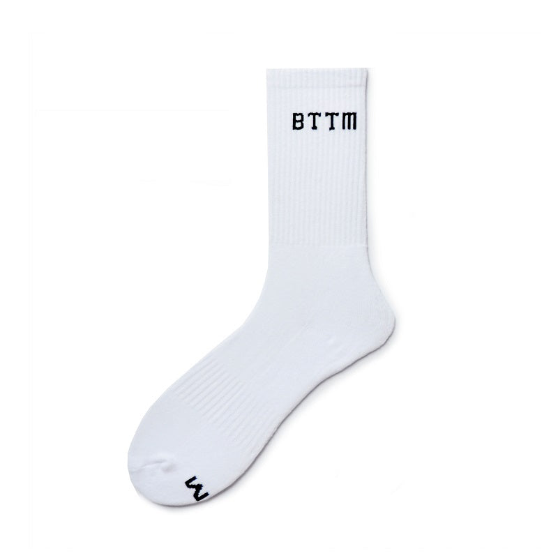 Crew Sock - White Bttm