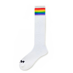 Classic Sock - White - Rainbow