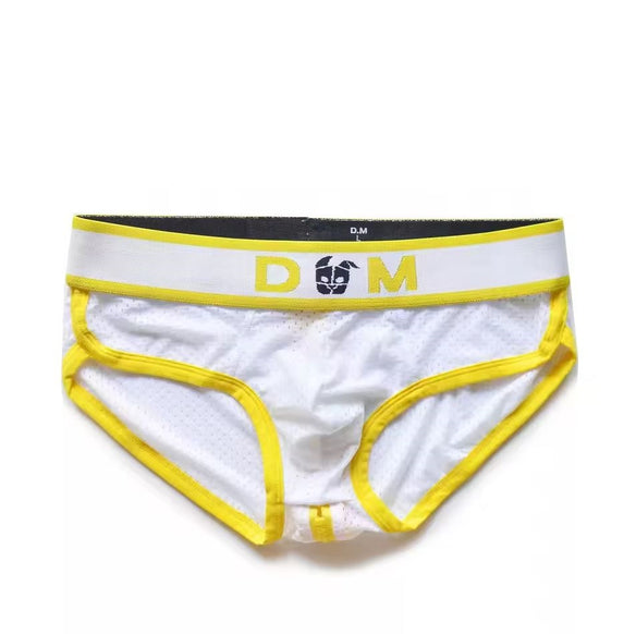 DM White PUP Zipper Briefs