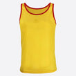 Load image into Gallery viewer, Yellow Mens Mesh Gym Singlet

