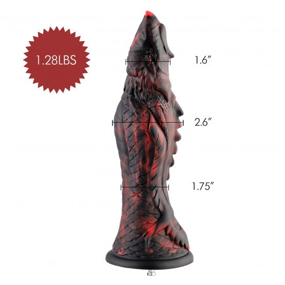 HiSmith - 10.2” Silicone Evil Fisher Dildo (KlicLok)