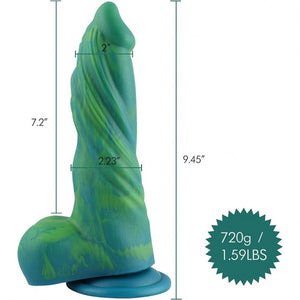 HiSmith - 9.45" Silicone Dildo (KlicLok)