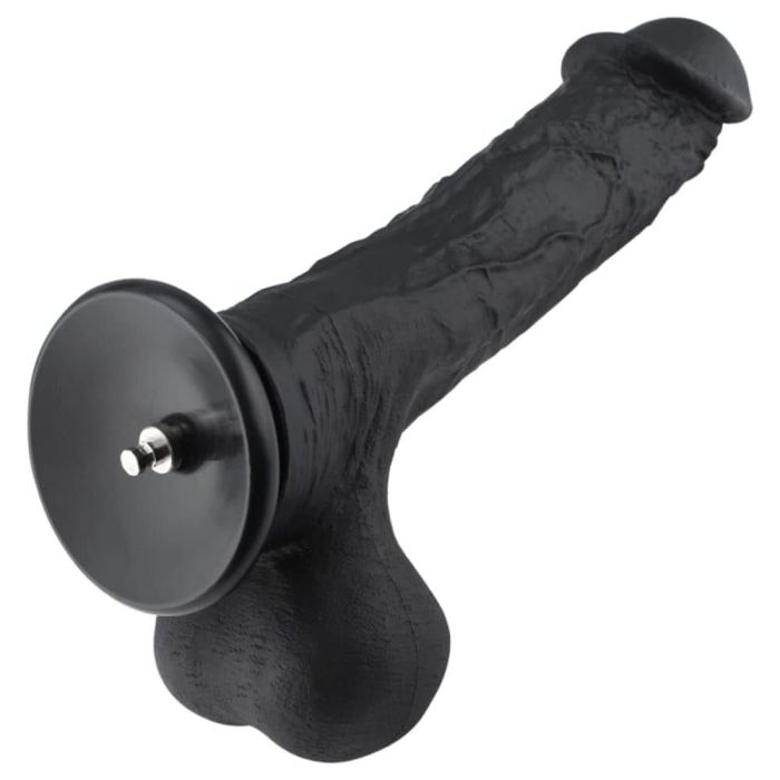 Hismith - 12.4" Silicone Black Super Size Dildo (KlicLok)