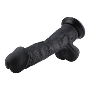 Hismith - 12.4" Silicone Black Super Size Dildo (KlicLok)