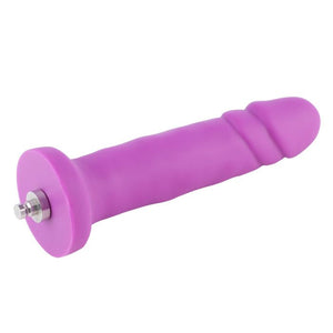 HiSmith - 6.7" Vibrating Purple Silicone Dildo