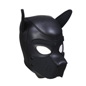 Neoprene Pup Hood - Black