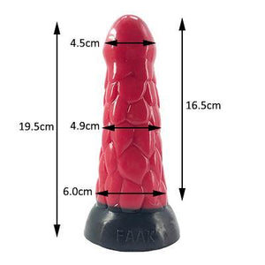 Silicone Beast 7.5" Butt Plug Dildo - Down South Undies