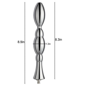 8.48" Metal Dildo with Kliclok Connector