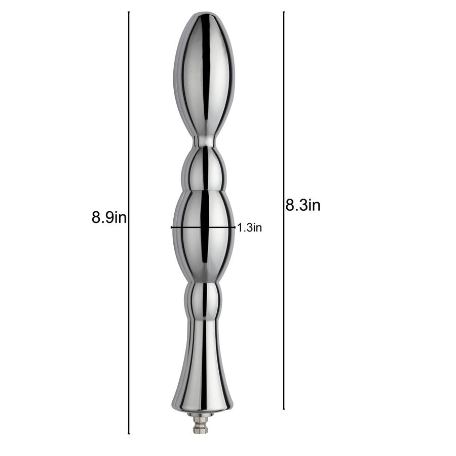 8.48" Metal Dildo with Kliclok Connector